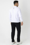 Sports Lycra Men's Tracksuit Set White 1247-08 - 2