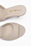 Marcia Genuine Leather Beige Heeled Women's Slippers - 6