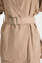 Women's Belt Detailed Double-Breasted Collar Suit - 7