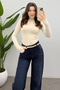 Women's Stone Finger Detailed Bodysuit