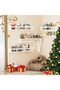 ® 24-inch Floating Bookshelves for Wall, White Nursery Book Shelves Set of 4+1 - 3