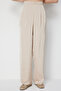Pleated Wide Leg Trousers - 3