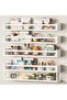 ® 24-inch Floating Bookshelves for Wall, White Nursery Book Shelves Set of 4+1