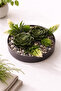 Artificial Succulent Flower in Pot Decorative Artificial Plant Home Office Tabletop Realistic Appearance - 4
