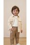 Boys' Linen Suit Oversize Shirt-Pants-Sweatshirt