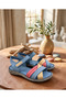 Genuine Leather Daily Women's Sandals Blue - 5