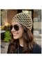 Macrame Hair Band Glittery Handmade Bandana Bohemian Hair Accessory Summer Knitted Stretchy Women's Hair Band