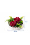 Artificial Succulent Flower in Pot Decorative Artificial Plant Home Office Tabletop Realistic Appearance - 3