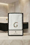 Monogram Letter Embroidered Bamboo Face Towel (50 X 90 cm)