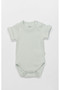 Baby Boy Organic Muslin Salopet Set with Teddy Bear Embroidery for Summer - 5