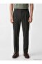 Standard Fit Men's Pleated Linen Trousers (S6) - 2