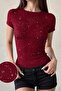 Cris Sim Detailed Full Length Blouse T-Shirt - 5