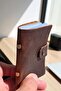 Transparent Card Holder 20 Compartments Genuine Leather Small Card Holder Business Card Holder 9.5 X 7 cm - 5
