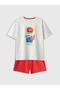Teddy Bear Printed Women's Shorts Pajama Set (S6)