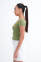 Kayık Neckline Printed T-Shirt P1895 - 5