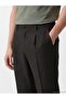 Standard Fit Men's Pleated Linen Trousers (S6) - 3