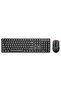 Wireless Keyboard Mouse Combo – 5000DPI, Silent Keys <22dB, 2.4GHz, Plug & Play, English