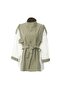 Lace Patchwork Loose Trench Coat - 4