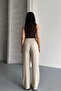 Muslin Linen Wide Leg Palazzo Trousers - 8