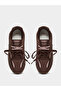 Textured Lace-Up Retro Sneakers - 5
