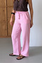 Muslin Linen Wide Leg Palazzo Trousers - 7
