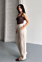 Muslin Linen Wide Leg Palazzo Trousers - 6