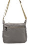Water Resistant Fabric Multi-Compartment Crossbody Shoulder Bag Women's Shoulder Bag 4100 Beige - 5