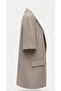 Double-Breasted Collar Comfortable Fit Padded Slim Blazer Jacket - 4