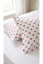2 Pieces Heart Patterned Flounce Cotton Fabric Pillowcase 50 X 70 - 4