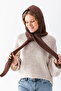Soft Textured Tie-Up Balaclava Hooded Beanie Women's Winter Headgear Comfortable Stylish Use - 6