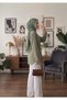 Women's Tie-Waist Casual Textured Long Tunic Shirt - 2