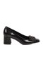 Black Heeled Women's Evening Dress Shoes 357209 Z - 3