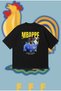 Mbappe Ninja Turtle Oversize Boxy Fit Unisex 100% Cotton Tshirt – Printed T-Shirt |   Streetwear