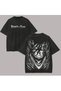Anime Oversize T-Shirt - Anthracite Vintage Washed - 100% Cotton