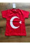 100% Cotton Beberi̇um T-Shirts with Turkish Flag Pattern