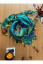 Floral Batik Patterned Soft and Cuddly Kare Shawl That Wraps You in Love, with Tassels - 4
