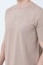 Men's Crew Neck John Borners Printed 100% Cotton T-Shirt Light Brownâ - 26Y 2020-1 - 7