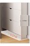 Three Tier Shoe Rack Organizer Storage Foldable Closet with Doors for Living Room - 7