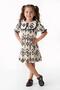 Girl's Patterned Dress Viscon 3-4-5-6-7 Years