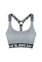 Women's Cotton Sports Bustier 2-Pack – Flexible, Elastic Detailed, Daily Comfort, Non-Support Bralette - 5