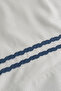 Vetra Stripe Embroidered Cotton Satin Double 6-Piece Duvet Cover Set - 3