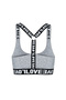 Women's Cotton Sports Bustier 2-Pack – Flexible, Elastic Detailed, Daily Comfort, Non-Support Bralette - 6
