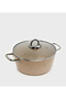 37.5x26x13.7cm Beige Granite Casserole - 3
