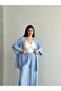 Comfortable Fit Kimono Wide Leg Pants Set Summer Stylish Kimono - 4