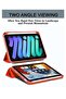 Cat-Cot iPad Mini 4 Case with Pencil Holder, 7.9-inch Silicone Smart Folding Stand Cover - 3