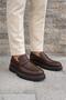 High-Sole, Laceless Genuine Leather Men's Shoes, Comfort Insole (559-560)