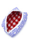 Zc263 Fabric Women's Makeup Bag Lilac Plaid - 4