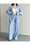 Comfortable Fit Kimono Wide Leg Pants Set Summer Stylish Kimono - 2