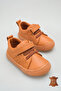 Genuine Leather Orthopedic Flexible Sole First Step Baby Sneaker Shoes - Wide Fit