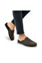 , 31804-Arven, Felt-Top Brown Winter House Slippers